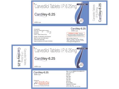 Cardiley 6.25 - Zodley Pharmaceuticals Pvt. Ltd.