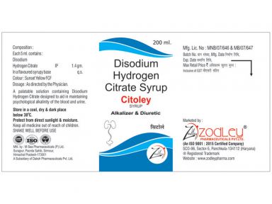 CITOLEY - Zodley Pharmaceuticals Pvt. Ltd.