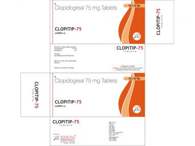 CLOPITIP 75 - Zodley Pharmaceuticals Pvt. Ltd.
