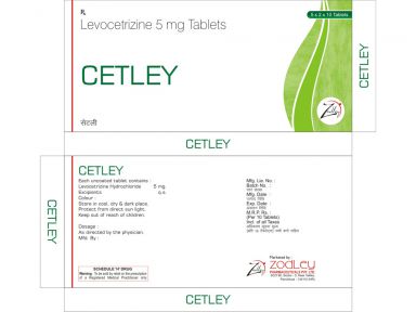 Cetley - Zodley Pharmaceuticals Pvt. Ltd.