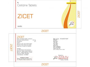 Zicet - Zodley Pharmaceuticals Pvt. Ltd.