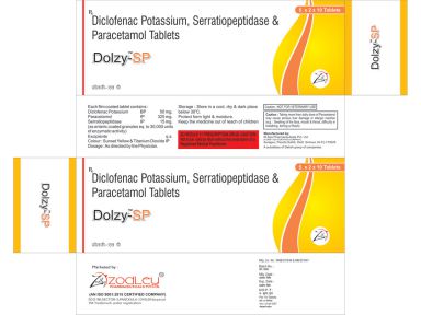 DOLZY - SP - Zodley Pharmaceuticals Pvt. Ltd.