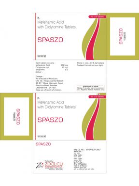 Spaszo - Zodley Pharmaceuticals Pvt. Ltd.