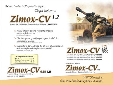 Zimox -CV. 1.2 - (Zodley Pharmaceuticals Pvt. Ltd.)