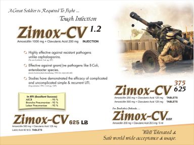 ZIMOX-CV 375 - (Zodley Pharmaceuticals Pvt. Ltd.)