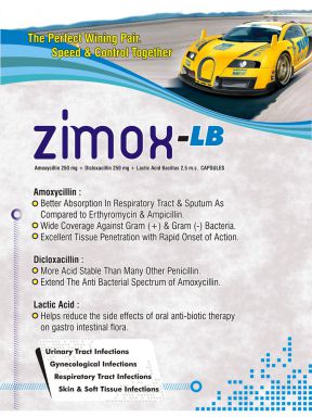 ZIMOX-LB - Zodley Pharmaceuticals Pvt. Ltd.