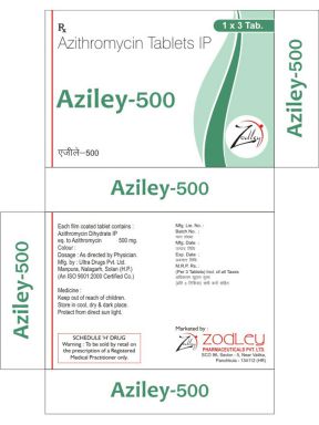 Aziley-500 - Zodley Pharmaceuticals Pvt. Ltd.