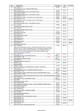 Zodley MRP List - 02 - Zodley Pharmaceuticals Private Limited