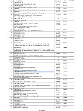 Zodley MRP List - 03 - Zodley Pharmaceuticals Private Limited