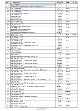 Zodley MRP List - 05 - Zodley Pharmaceuticals Private Limited