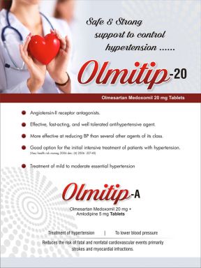 Olmitip-20 - Zodley Pharmaceuticals Pvt. Ltd.