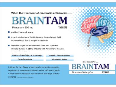 Braintam-800 - Zodley Pharmaceuticals Pvt. Ltd.